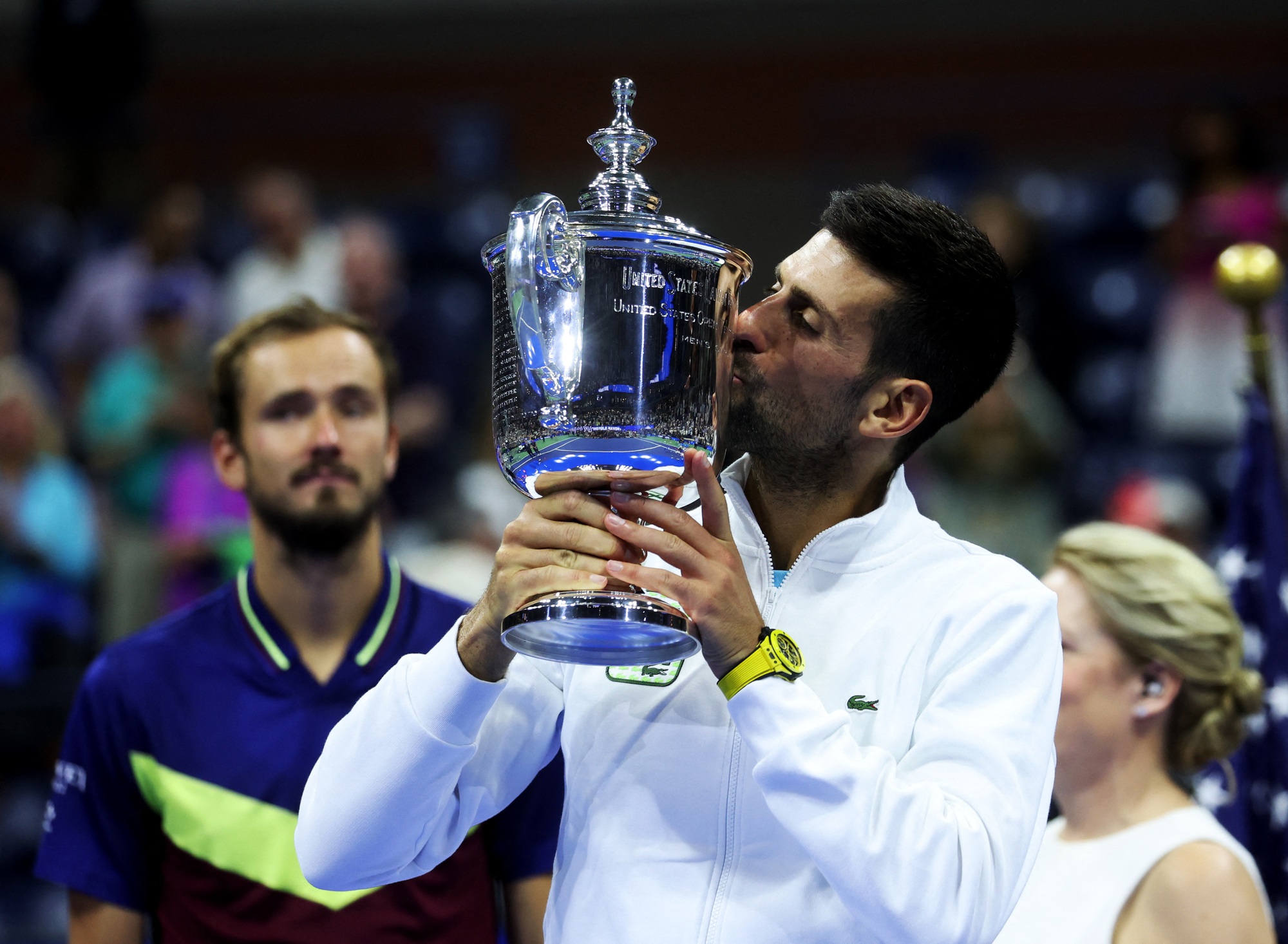 V&ocirc; địch US Open, Djokovic c&acirc;n bằng cột mốc lịch sử - Ảnh 3.