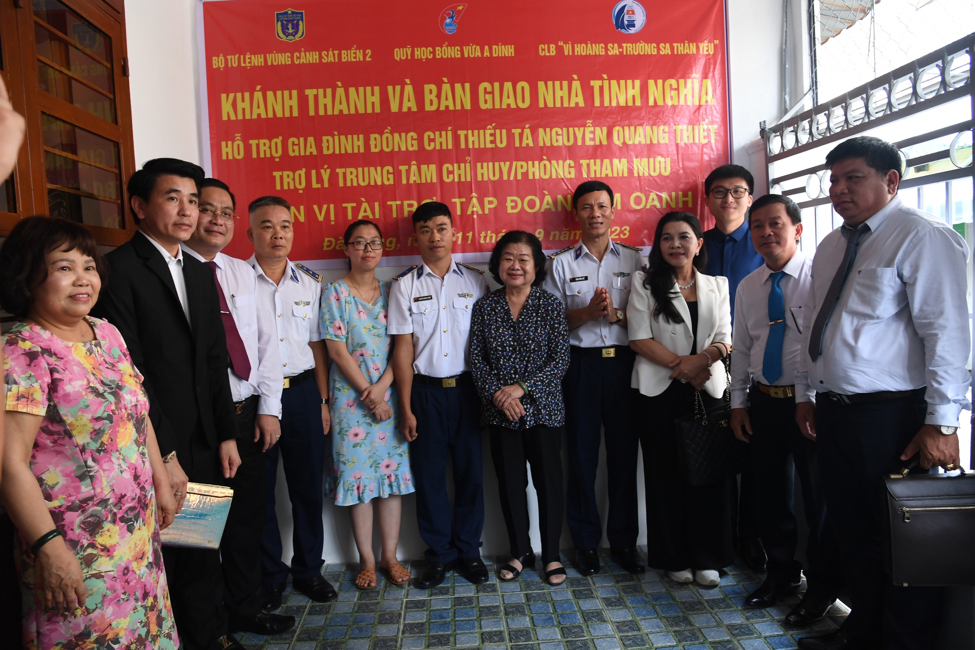Nguyên Phó Chủ tịch nước Trương Mỹ Hoa dự khánh thành nhà tình nghĩa