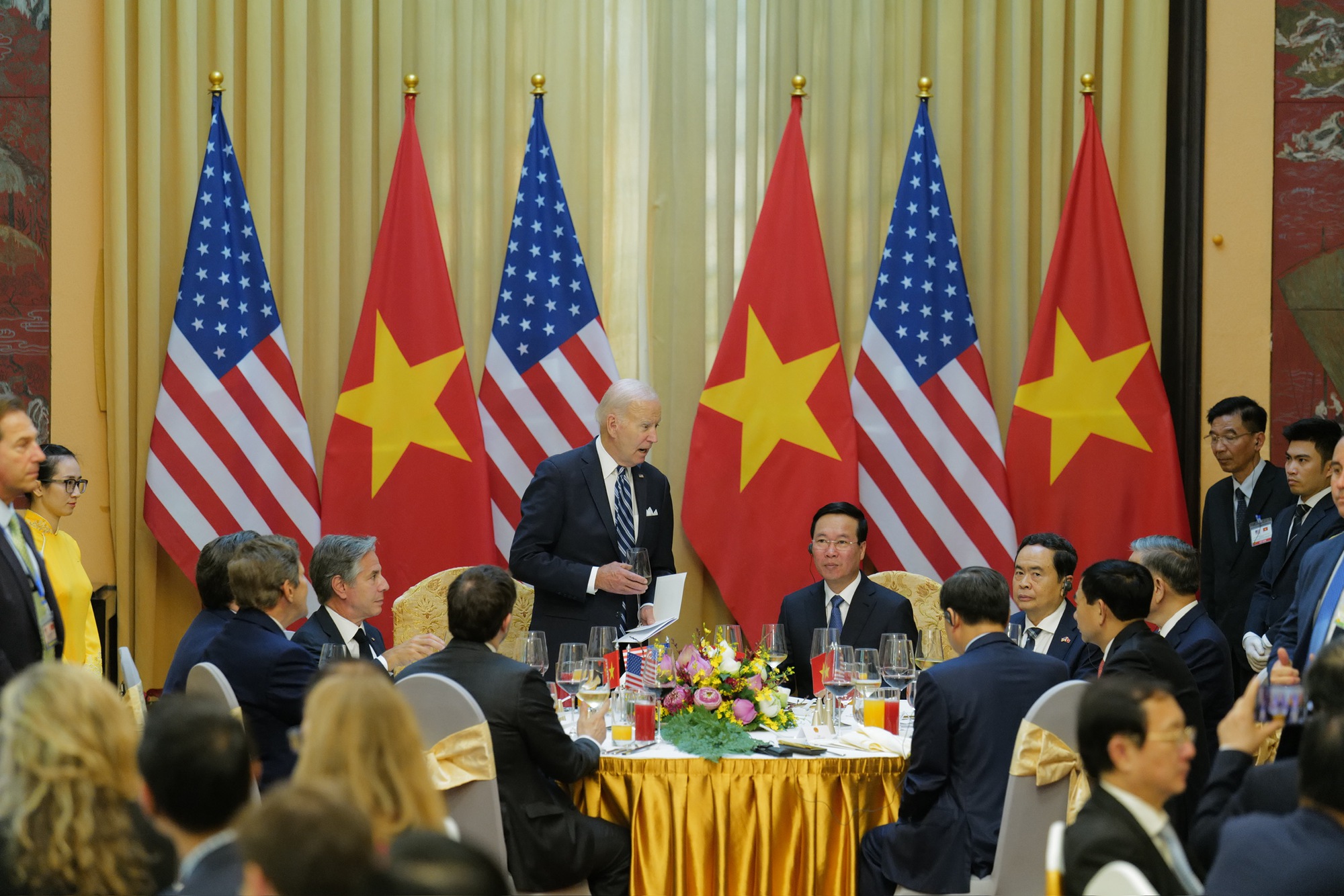 Tổng thống Joe Biden lẩy Kiều trong tiệc chiêu đãi của Chủ tịch nước Võ Văn Thưởng