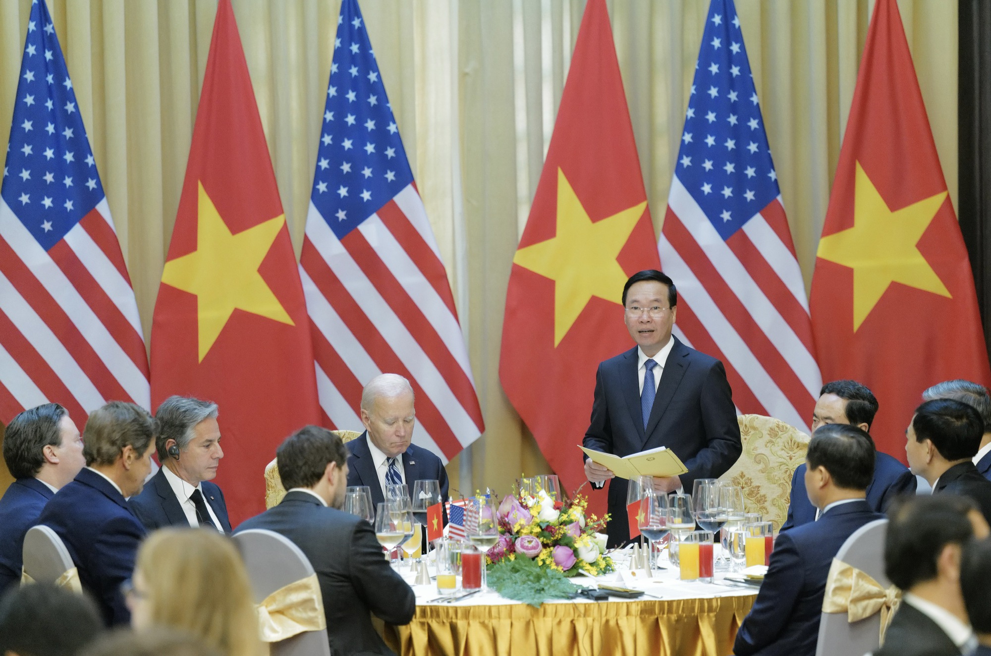 Tổng thống Joe Biden lẩy Kiều trong tiệc chiêu đãi của Chủ tịch nước Võ Văn Thưởng - Ảnh 3.