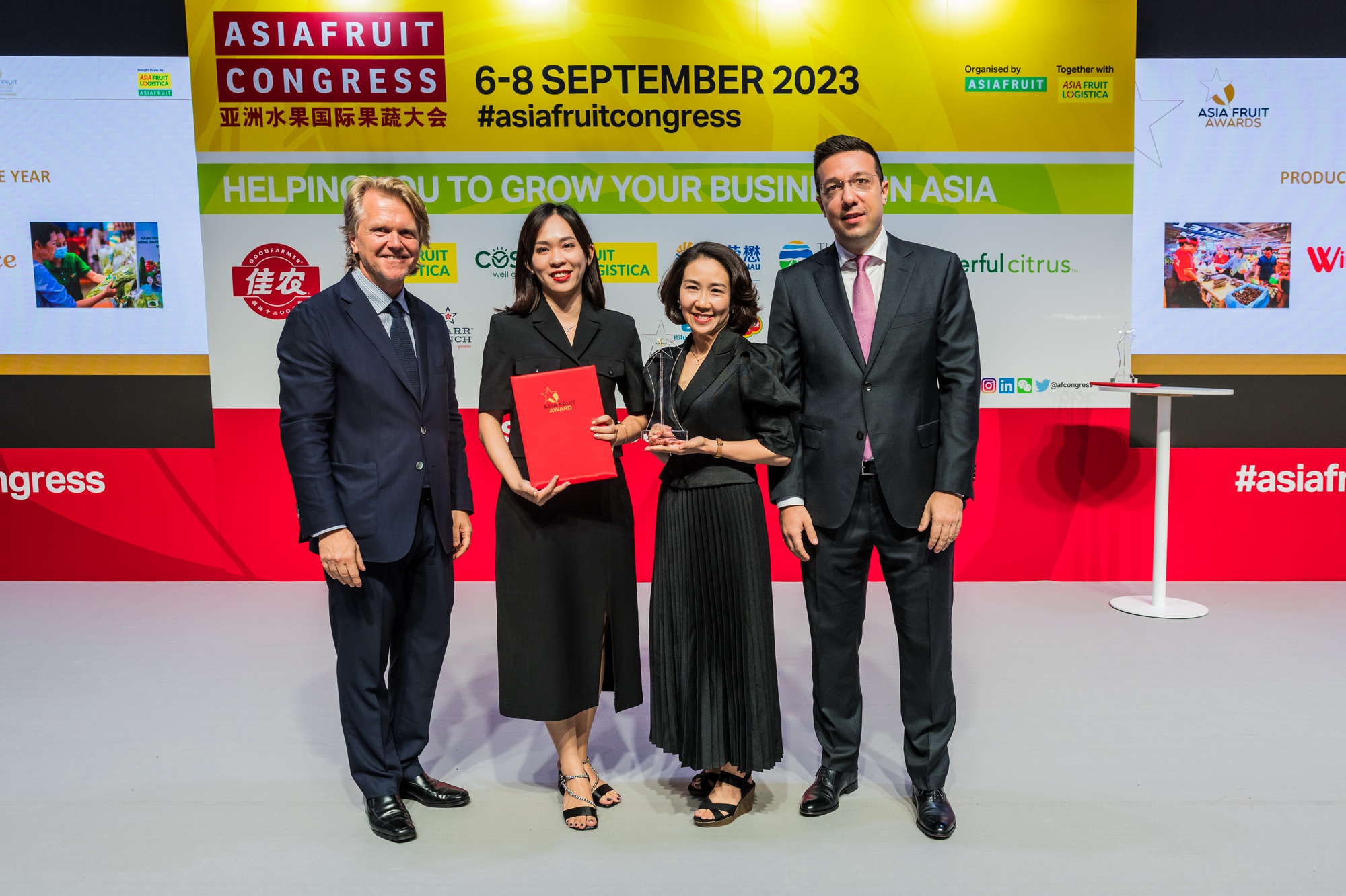 WinCommerce nhận giải "Nhà bán lẻ của năm" tại Asia Fruit Awards 2023