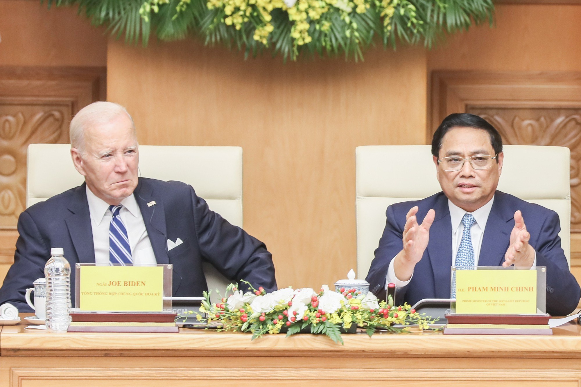 Thủ tướng Phạm Minh Chính và Tổng thống Joe Biden dự Hội nghị Đầu tư và Đổi mới sáng tạo