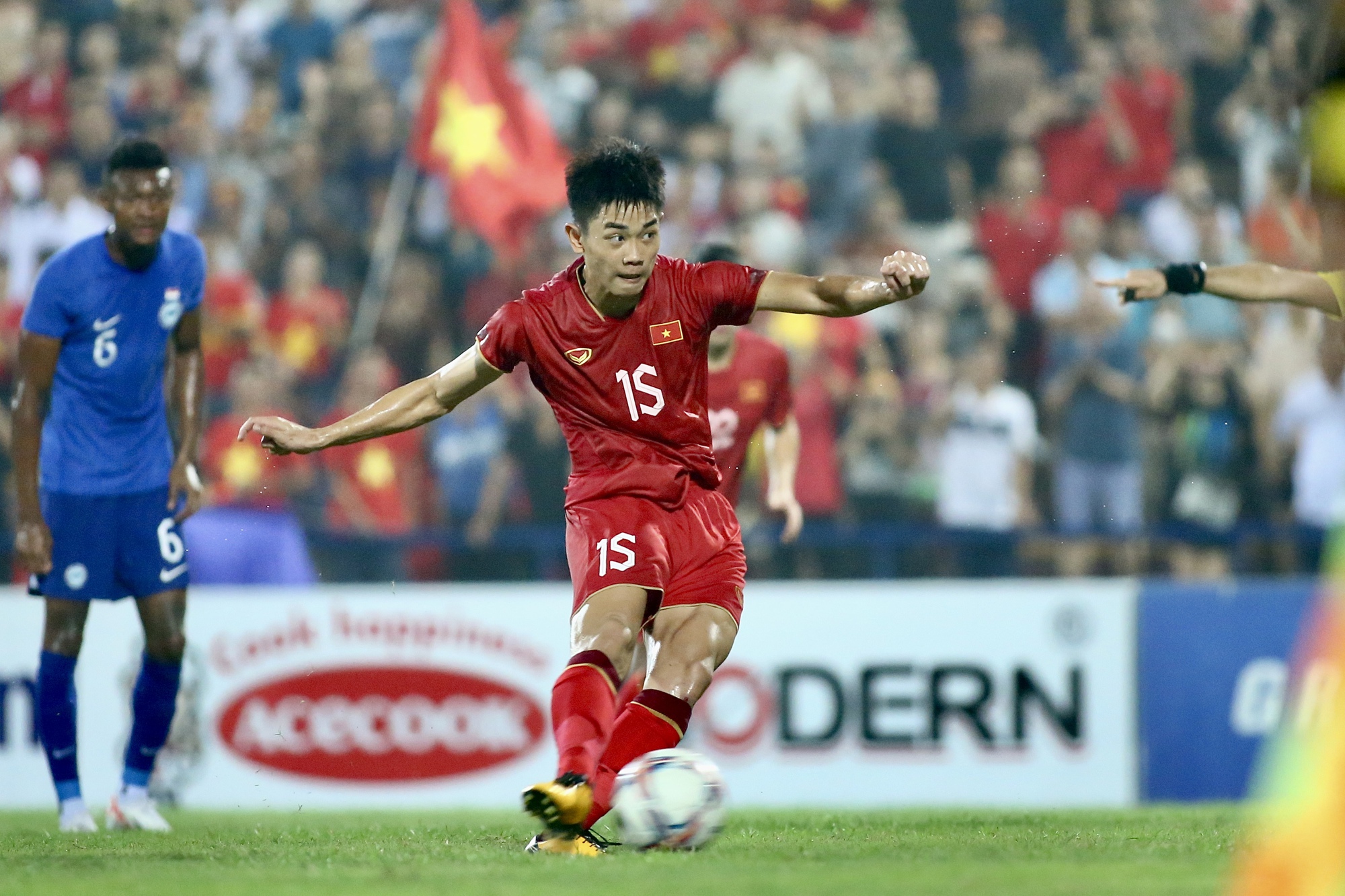 H&ograve;a U23 Singapore, Việt Nam vẫn tới VCK U23 ch&acirc;u &Aacute; 2024 với ng&ocirc;i đầu bảng - Ảnh 1.