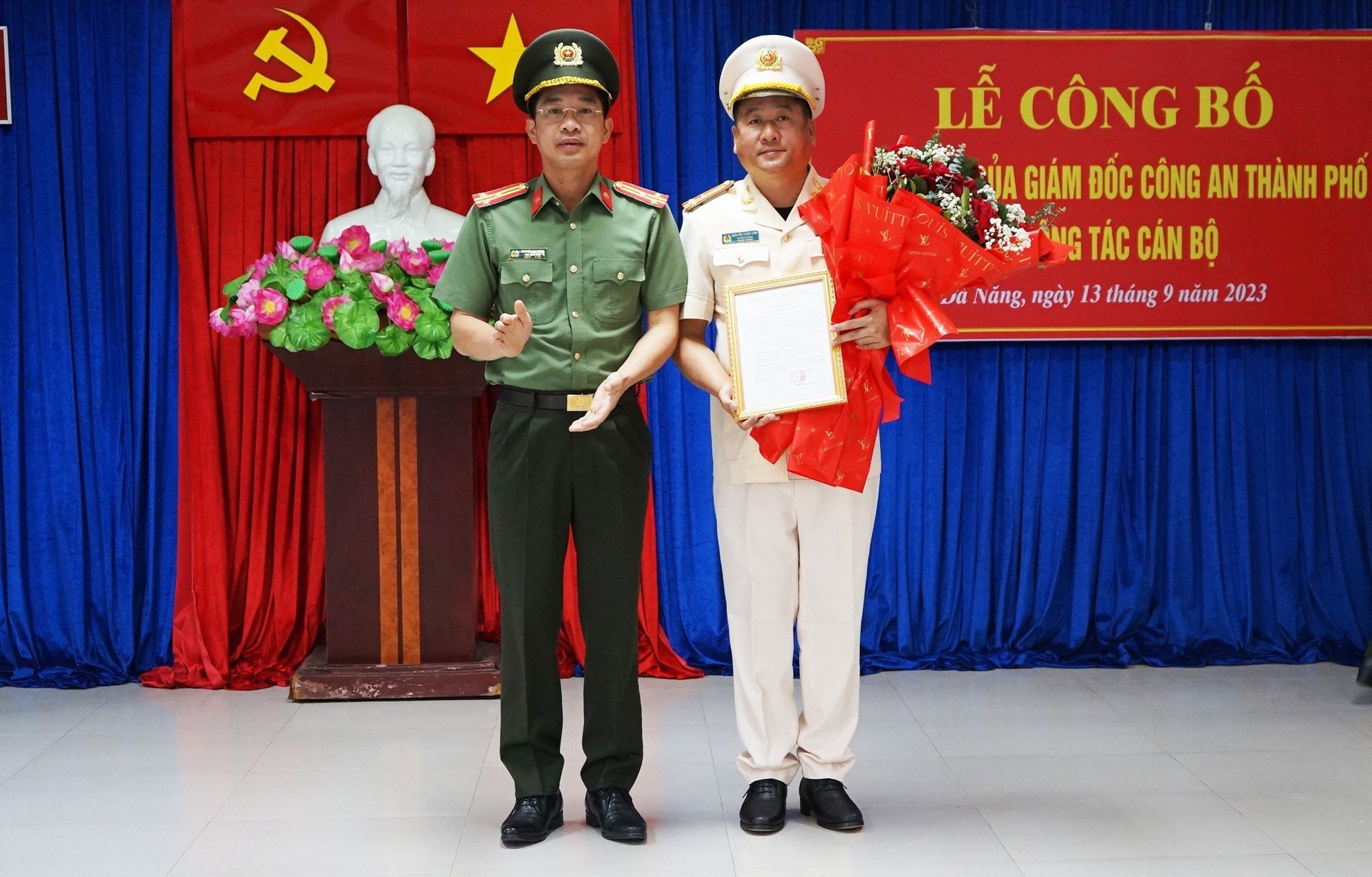 Công an Đà Nẵng công bố quyết định về công tác cán bộ