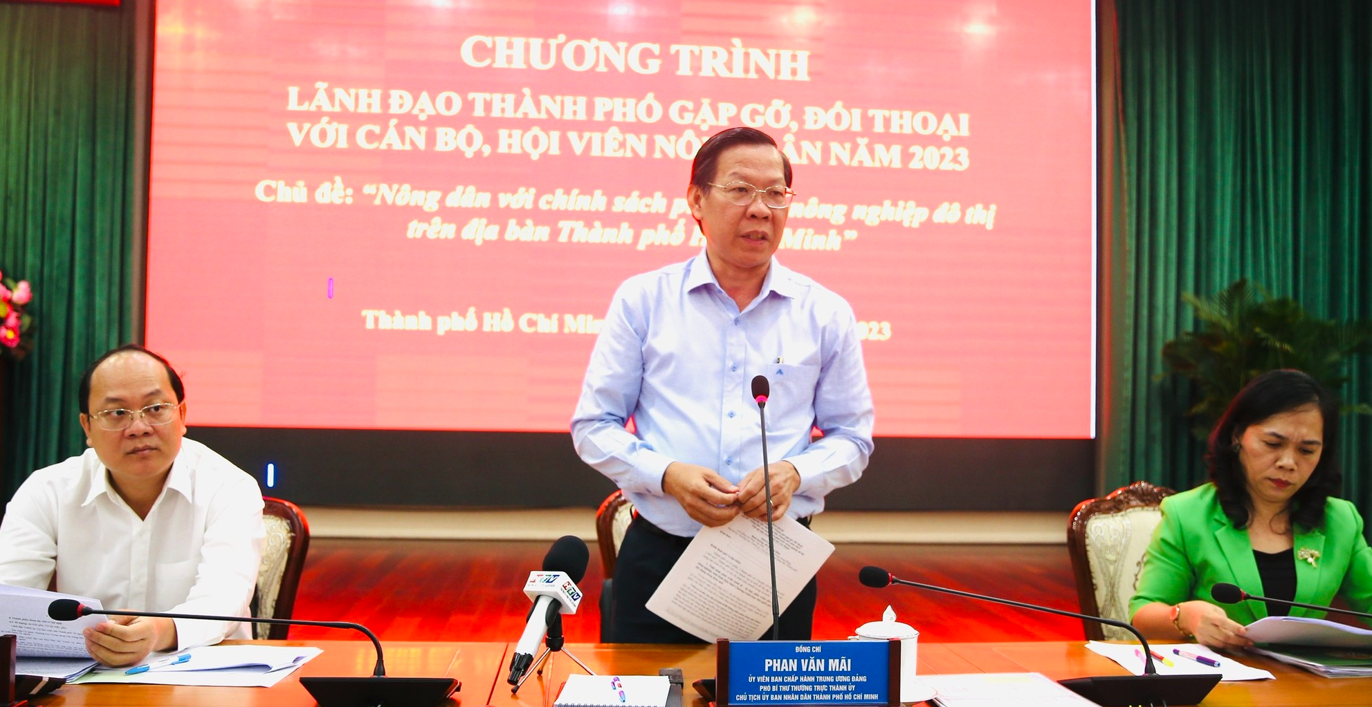 Chủ tịch Phan Văn Mãi: Phải nhìn thẳng vào hiện trạng nông thôn của thành phố!