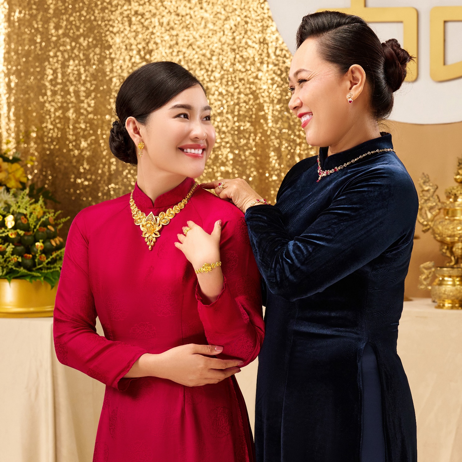PNJ ra mắt Bộ sưu tập Trang sức cưới Trầu Cau - Ảnh 1.