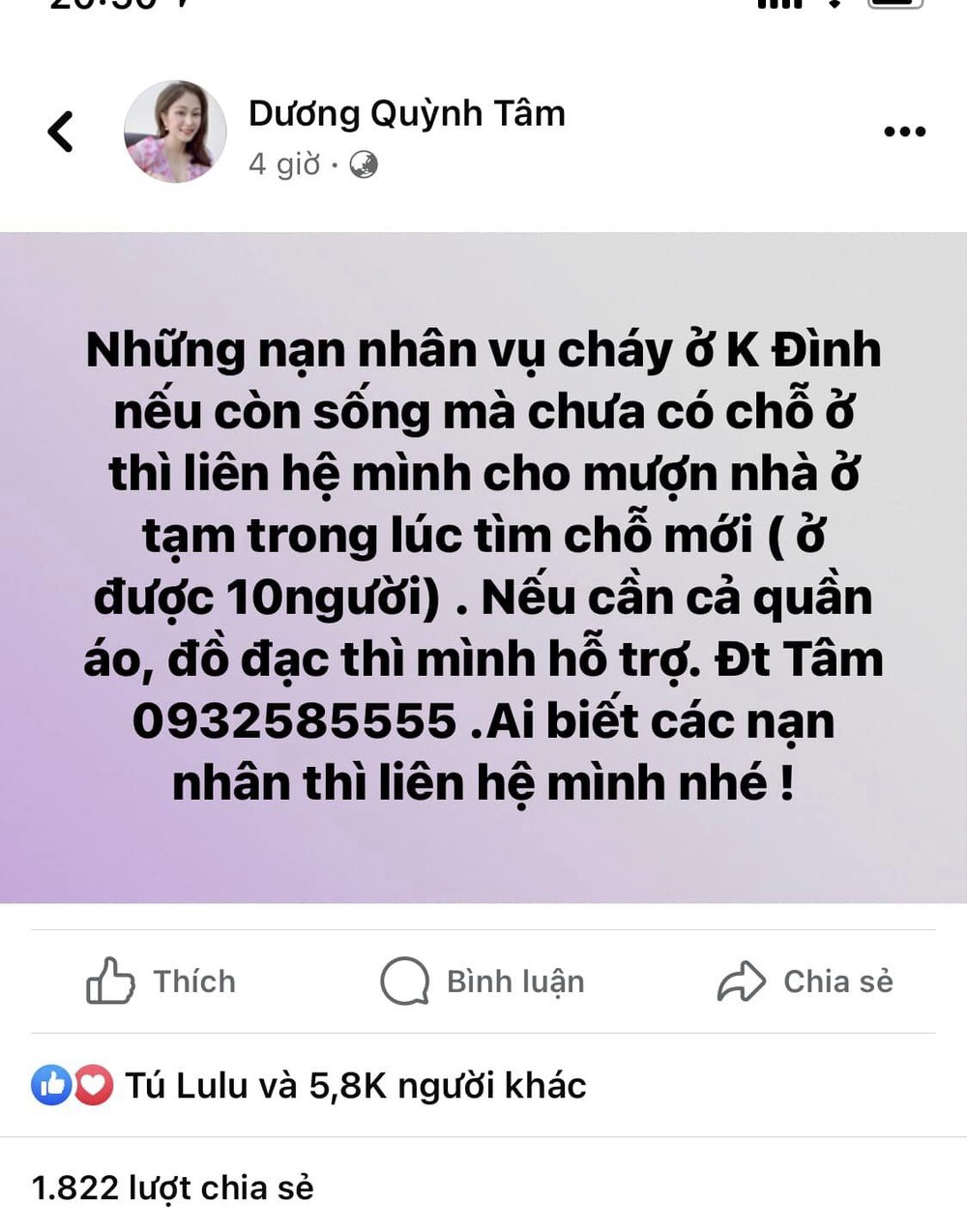 Ấm áp tình người trong vụ cháy chung cư mini ở Hà Nội - Ảnh 5.