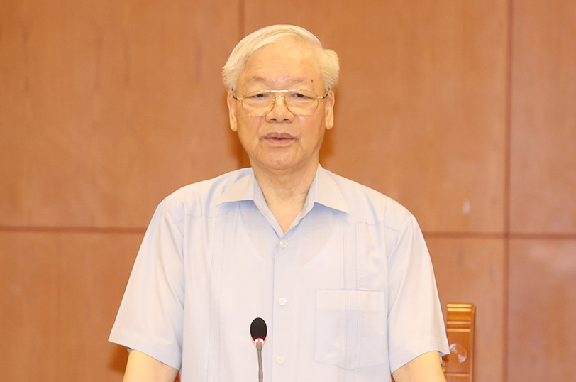 Tổng B&iacute; thư Nguyễn Ph&uacute; Trọng gửi Thư thăm hỏi về vụ hỏa hoạn tại H&agrave; Nội