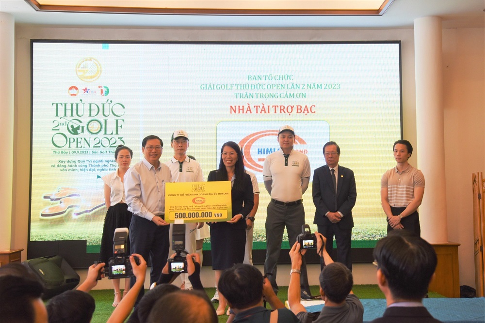 Him Lam Land chung tay cùng Giải Golf Thủ Đức Open lần 2 xây dựng Quỹ "Vì người nghèo"
