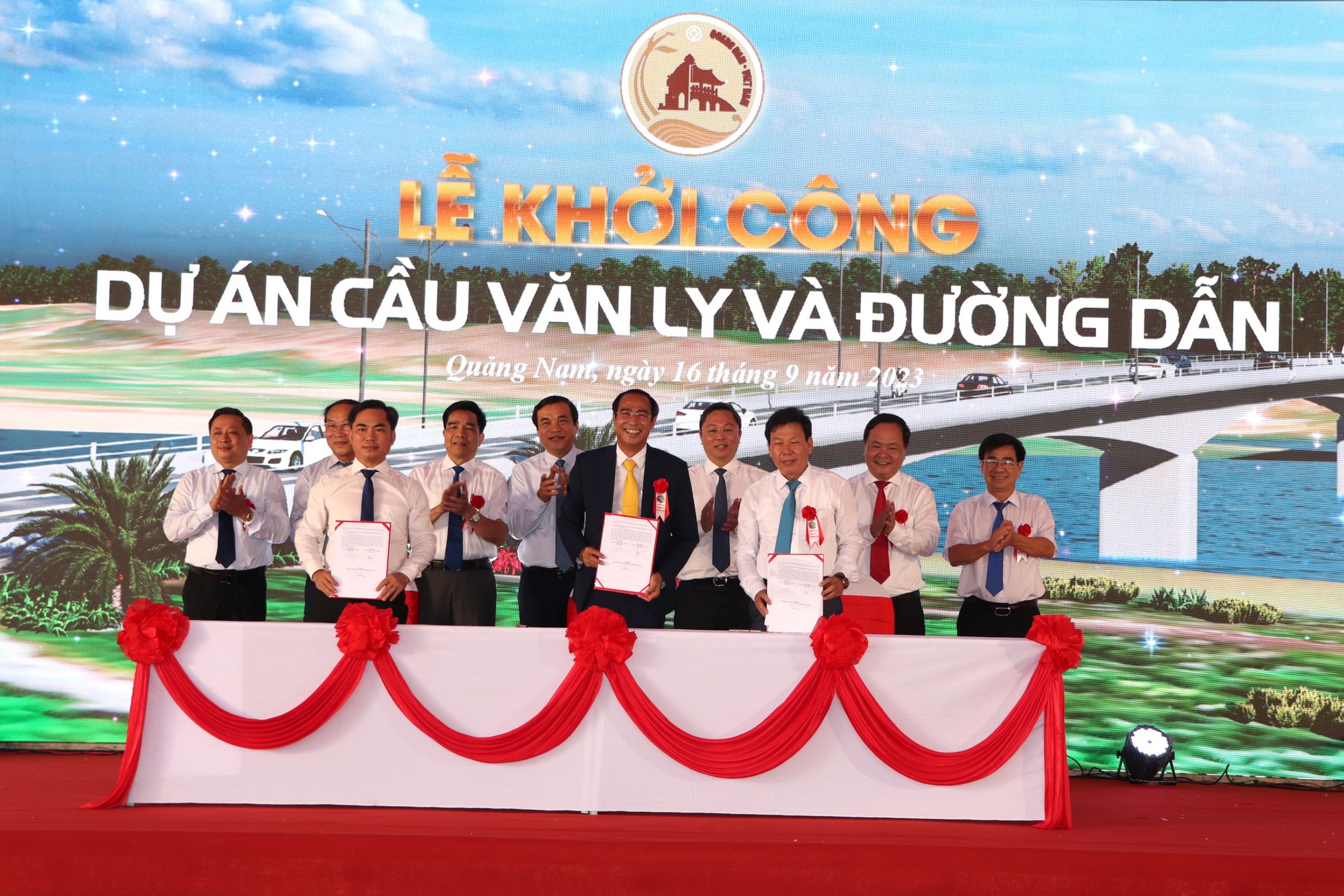 Quảng Nam làm cầu 575 tỉ qua sông Thu Bồn, pnối vùng rốn lũ Gò Nổi - Ảnh 6.