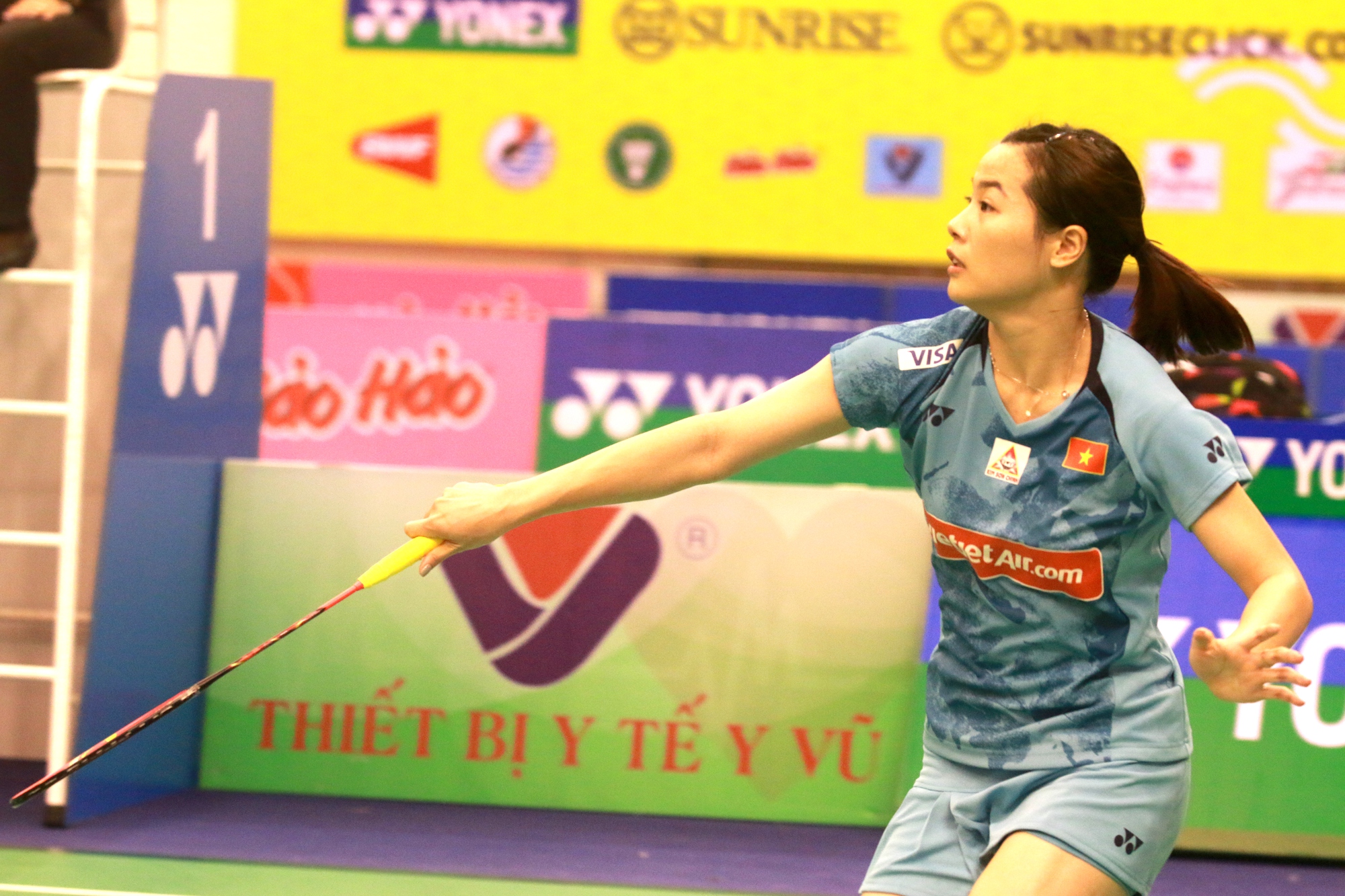 Nguyễn Th&ugrave;y Linh lần thứ nh&igrave; v&ocirc; địch Giải Cầu l&ocirc;ng Việt Nam mở rộng - Ảnh 5.