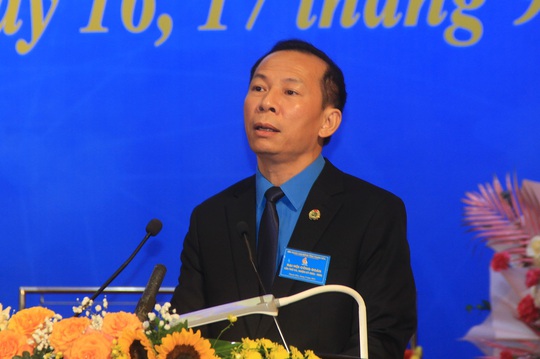 &Ocirc;ng V&otilde; Mạnh Sơn t&aacute;i đắc cử Chủ tịch LĐLĐ tỉnh Thanh H&oacute;a - Ảnh 7.