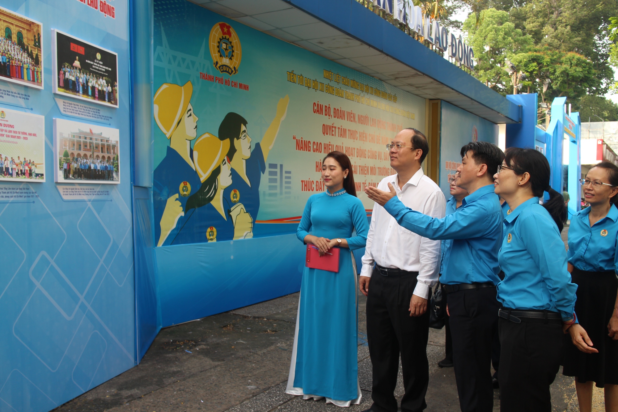 Khai mạc Triển l&atilde;m &ldquo;C&ocirc;ng đo&agrave;n TP HCM - Niềm tin của người lao động&rdquo; - Ảnh 1.