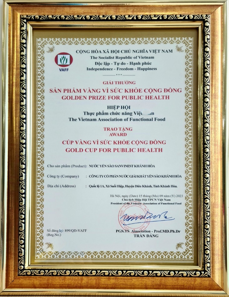 Sanvinest - Sản phẩm vàng vì sức khỏe cộng đồng - Ảnh 2.