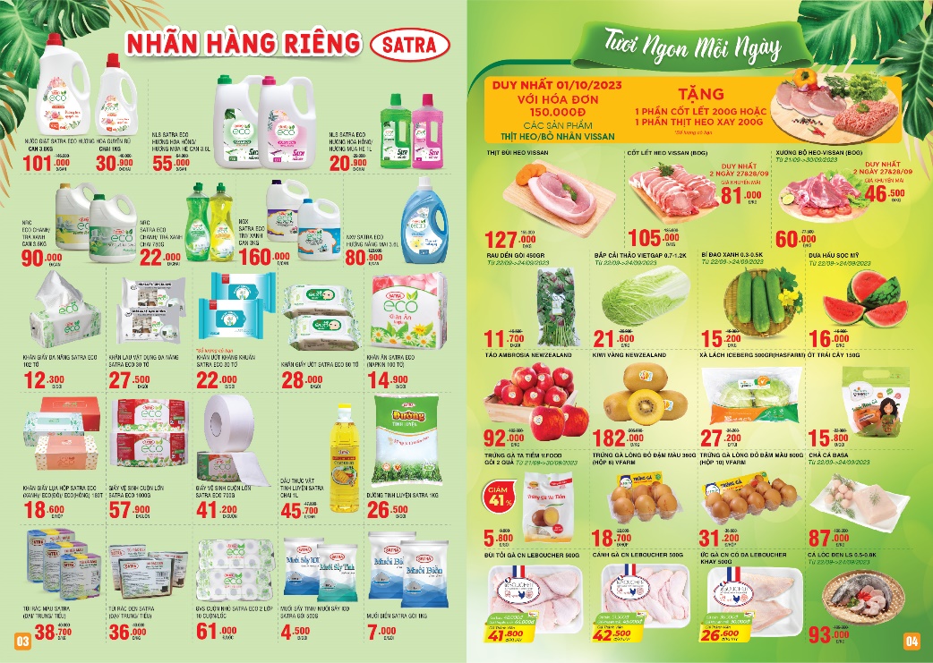 Tháng vàng ngàn ưu đãi cùng hệ thống bán lẻ SATRA - Ảnh 1.