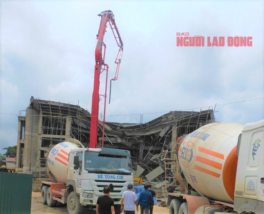 Hé lộ nguyên nhân công trình Trung tâm văn hóa 50 tỉ đồng bị sập giàn giáo