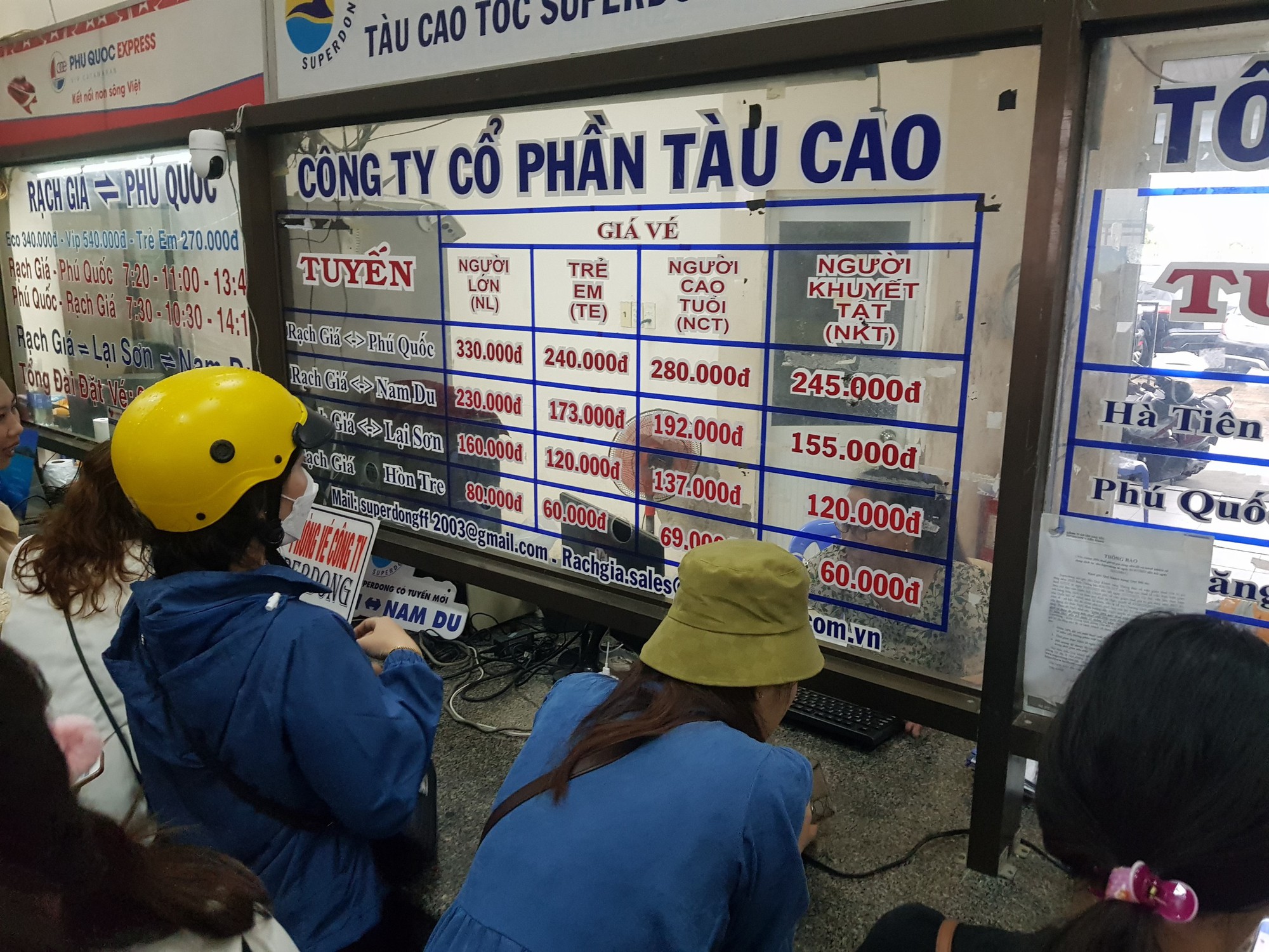 Thông báo mới về các chuyến tàu, phà đi Phú Quốc và các đảo ở Kiên Giang