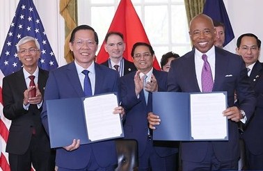 TP HCM kết nghĩa với TP New York