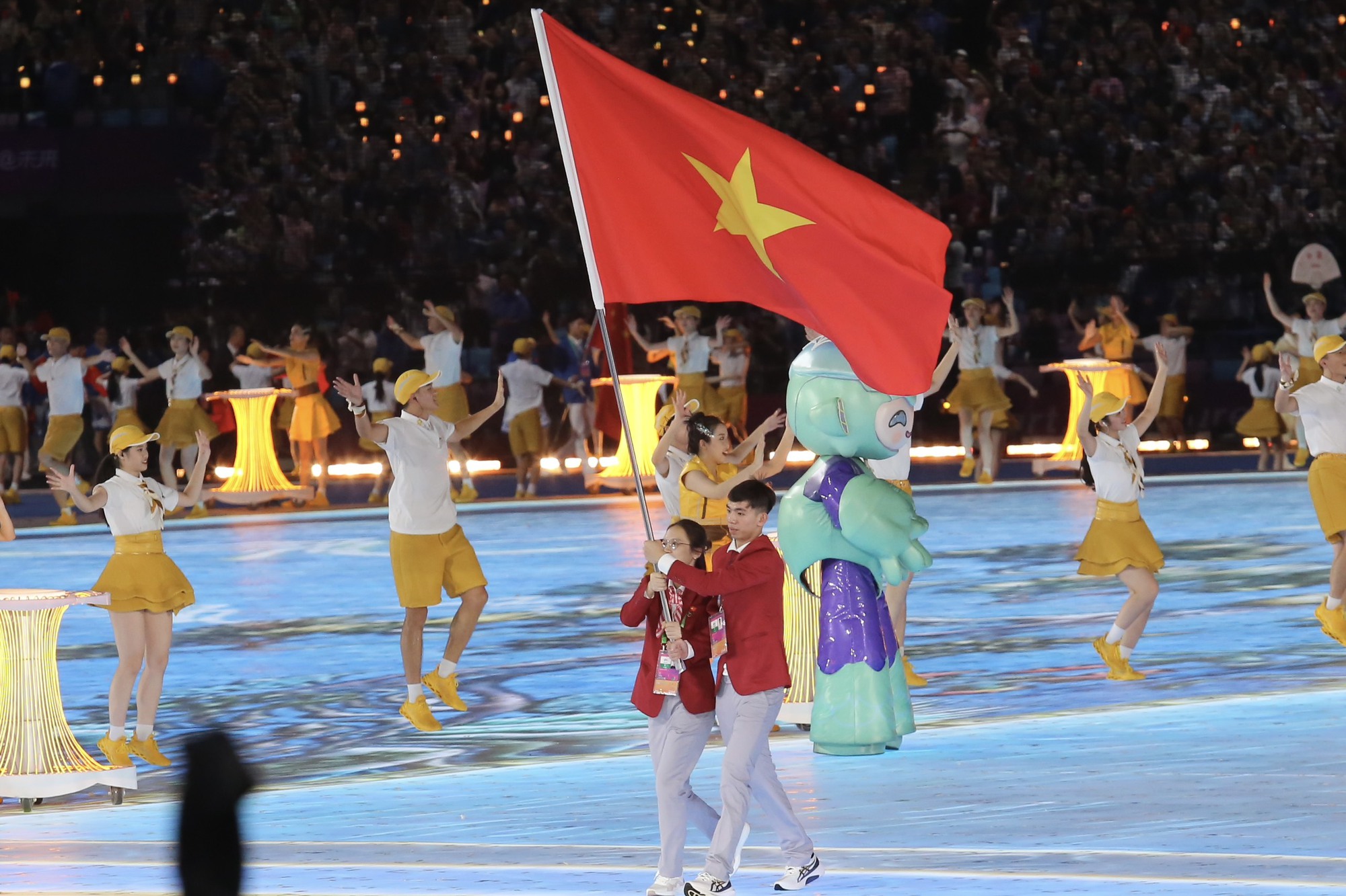 Khai mạc ASIAD 19: Từ tr&aacute;i tim đến tr&aacute;i tim, hướng về ch&acirc;u &Aacute; - Ảnh 14.