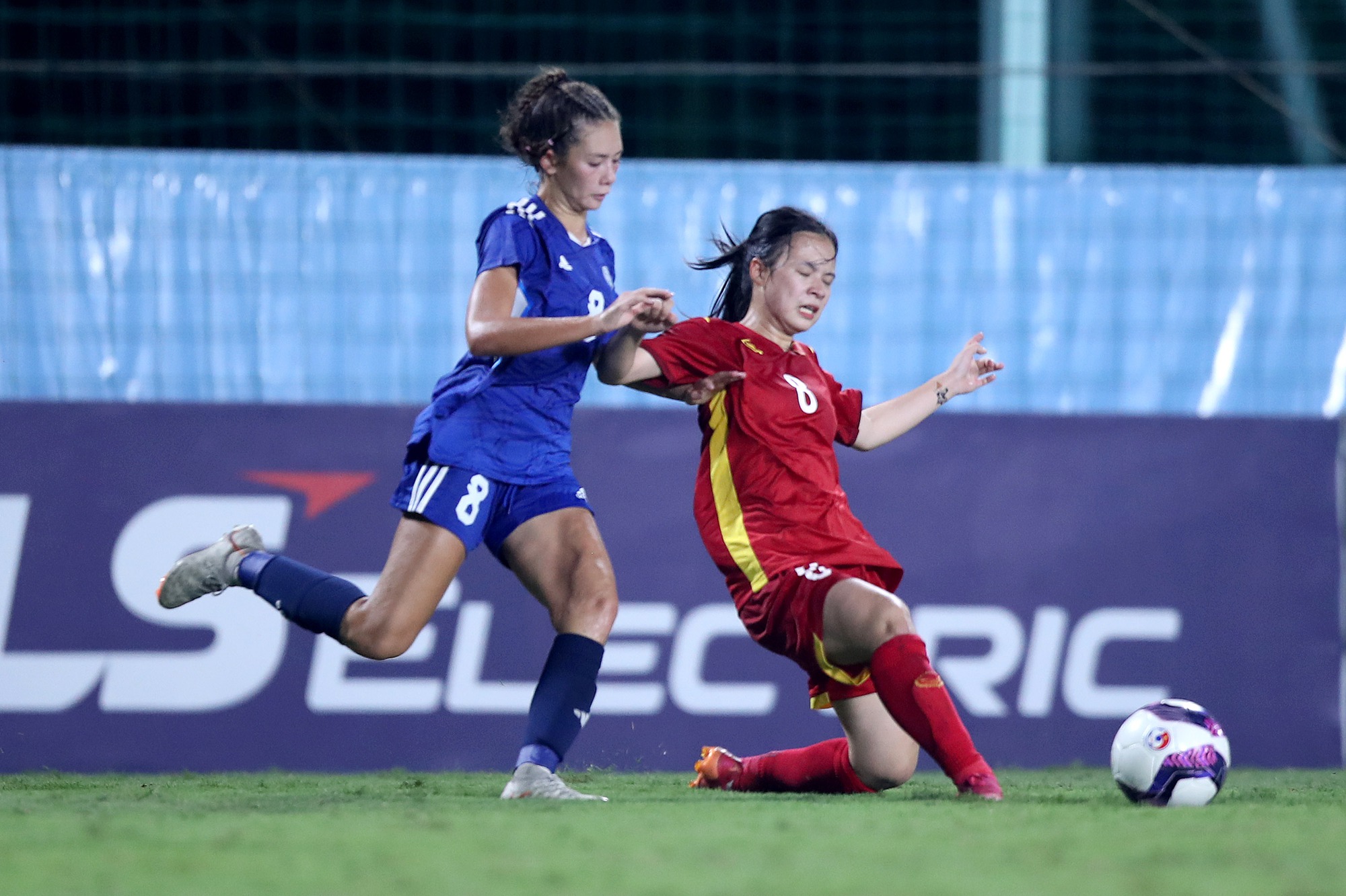 Thất bại trước si&ecirc;u phẩm của Philippines, Việt Nam dừng bước ở v&ograve;ng loại U17 nữ ch&acirc;u &Aacute; - Ảnh 1.