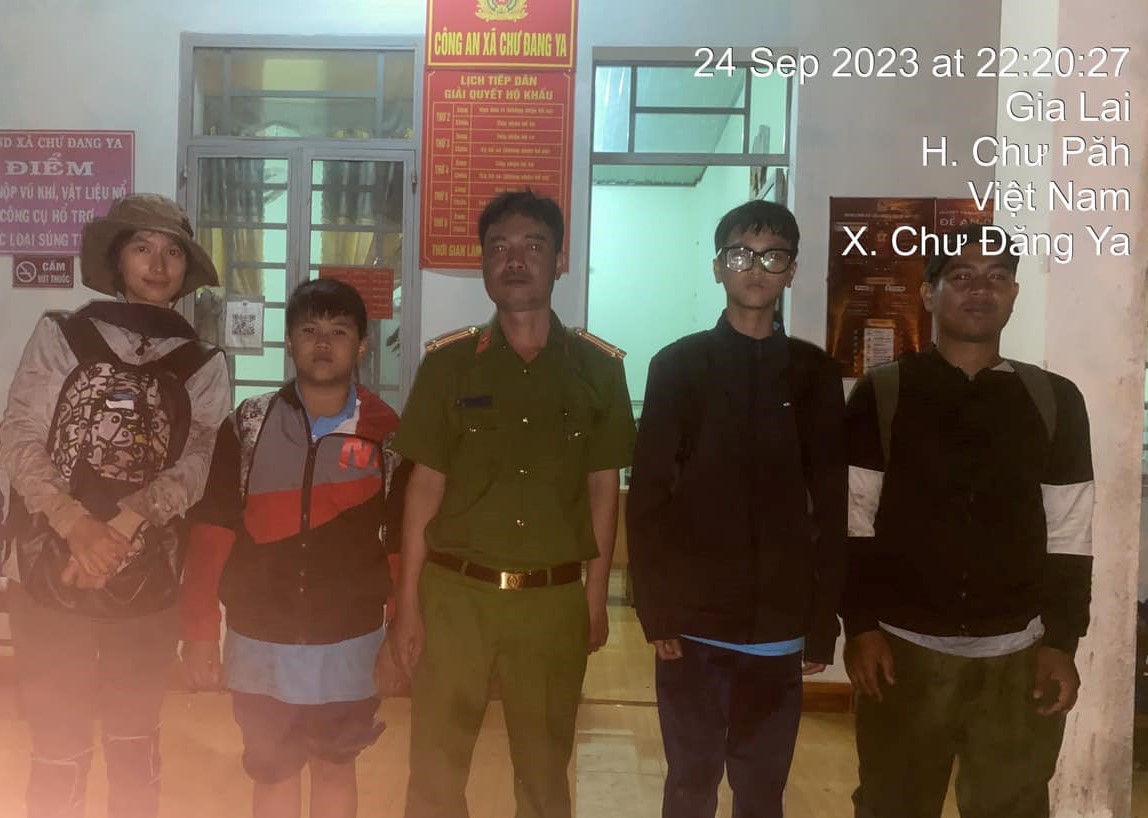 Ba chị em đi lạc trên núi Chư Nâm, tỉnh Gia Lai