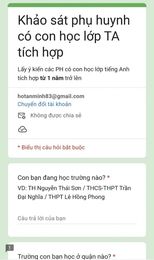 Cảnh báo đường link thu thập thông tin học sinh bất hợp pháp