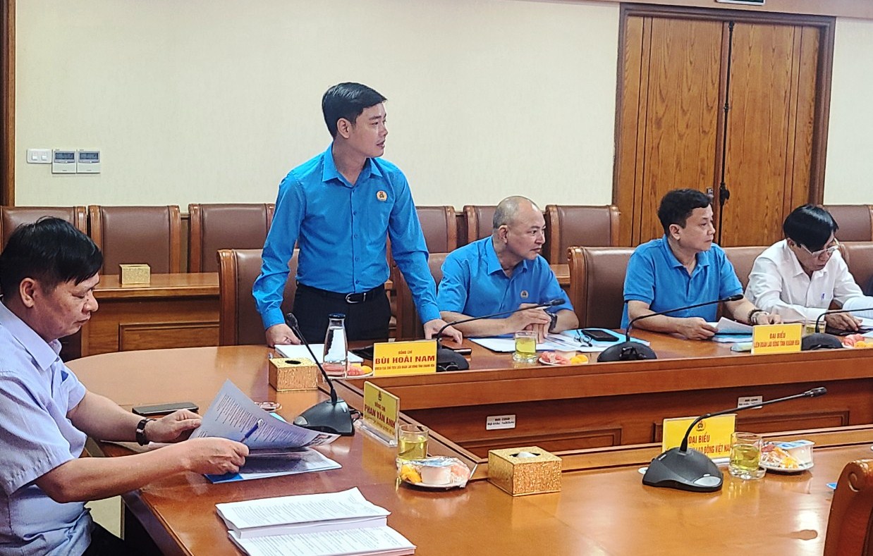 Đại hội XI C&ocirc;ng đo&agrave;n Kh&aacute;nh H&ograve;a hướng đến bảo vệ lợi &iacute;ch người lao động - Ảnh 1.