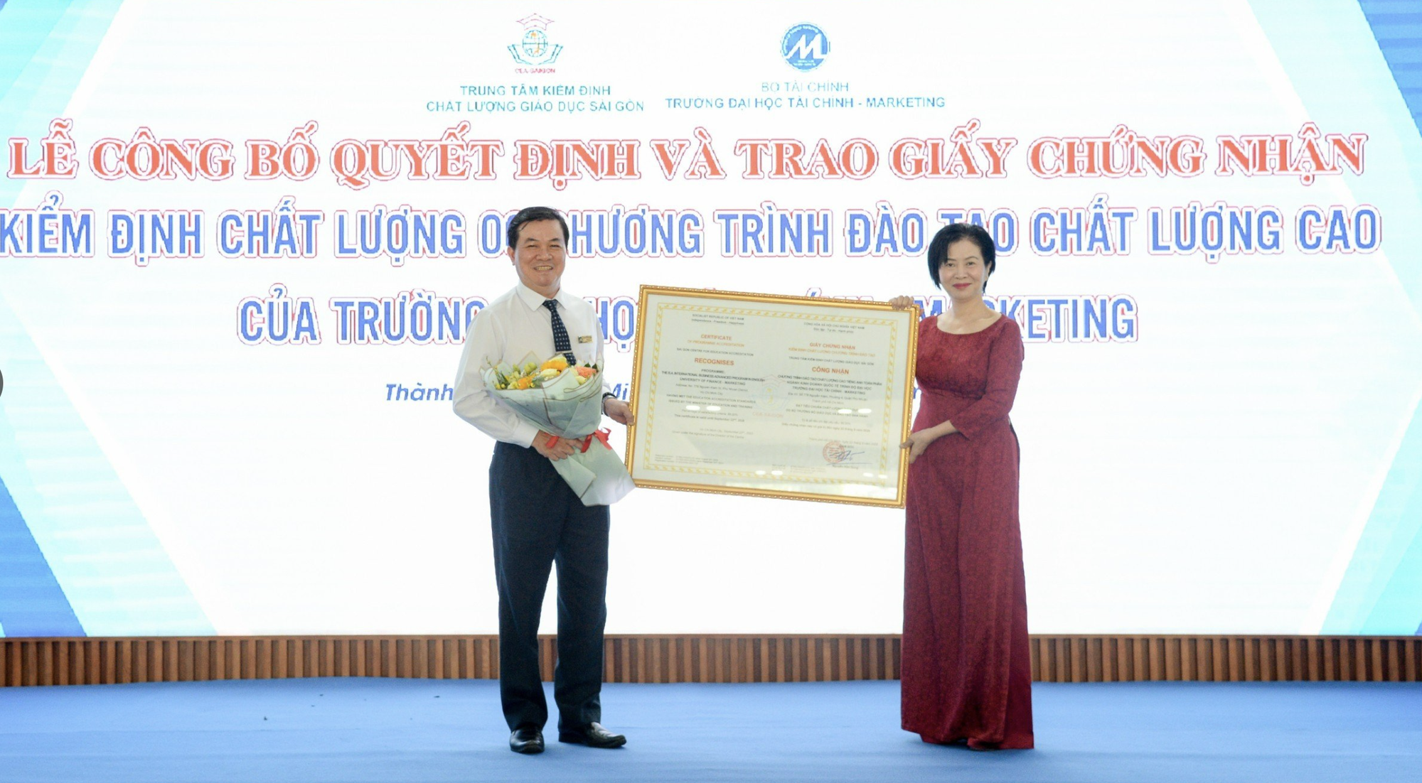 6 chương trình chất lượng cao của Trường ĐH Tài chính - Marketing đạt kiểm định chất lượng