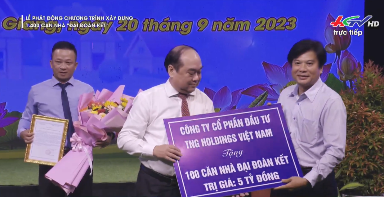 TNG Holdings Vietnam tài trợ xây 100 căn nhà Đại đoàn kết tại Hậu Giang - Ảnh 2.