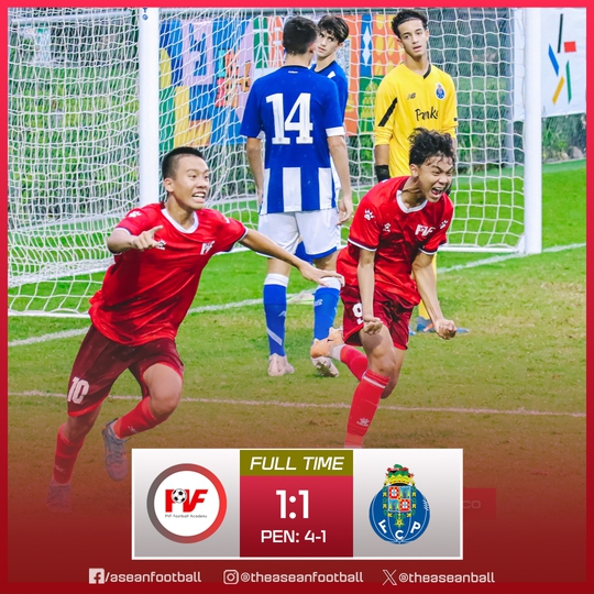 Đánh bại U16 Porto, U16 PVF giành huy chương đồng giải quốc tế - Ảnh 1.
