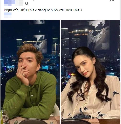 Rộ tin Hieuthuhai hẹn hò Hương Giang