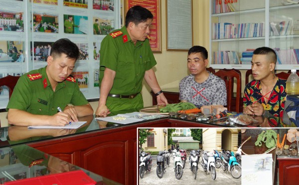 Bắt 2 thanh ni&ecirc;n g&acirc;y ra 41 vụ trộm cắp xe m&aacute;y li&ecirc;n tỉnh - Ảnh 1.