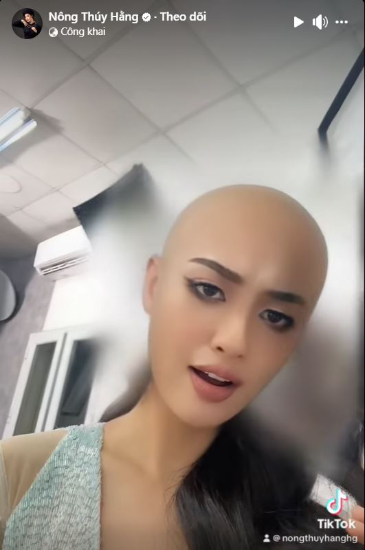 Một n&agrave;ng hậu khiến d&acirc;n t&igrave;nh hoang mang khi &ldquo;cạo trọc đầu&rdquo; - Ảnh 1.