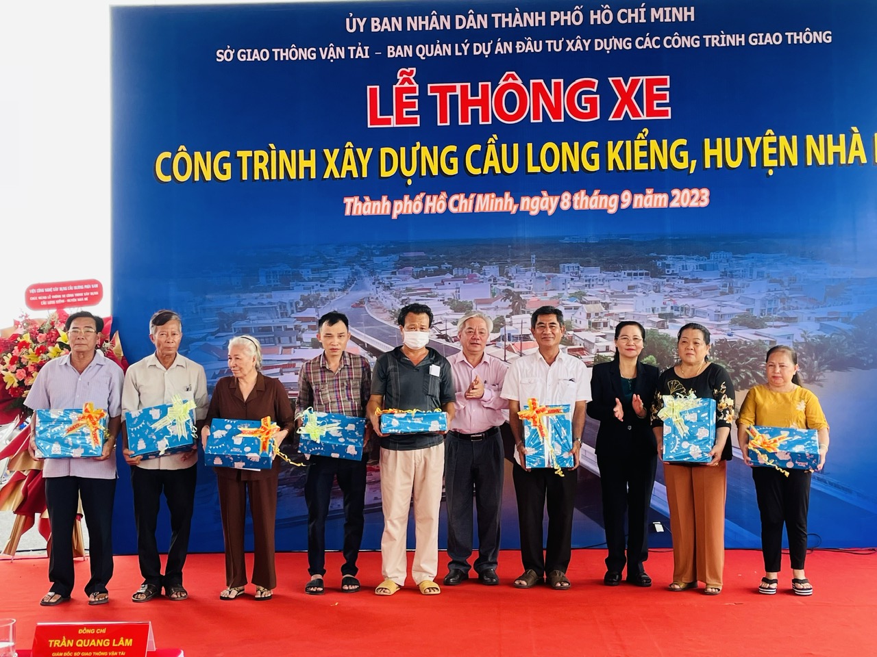 CLIP: Chính thức thông xe cầu Long Kiểng sau 22 năm chờ đợi - Ảnh 6.
