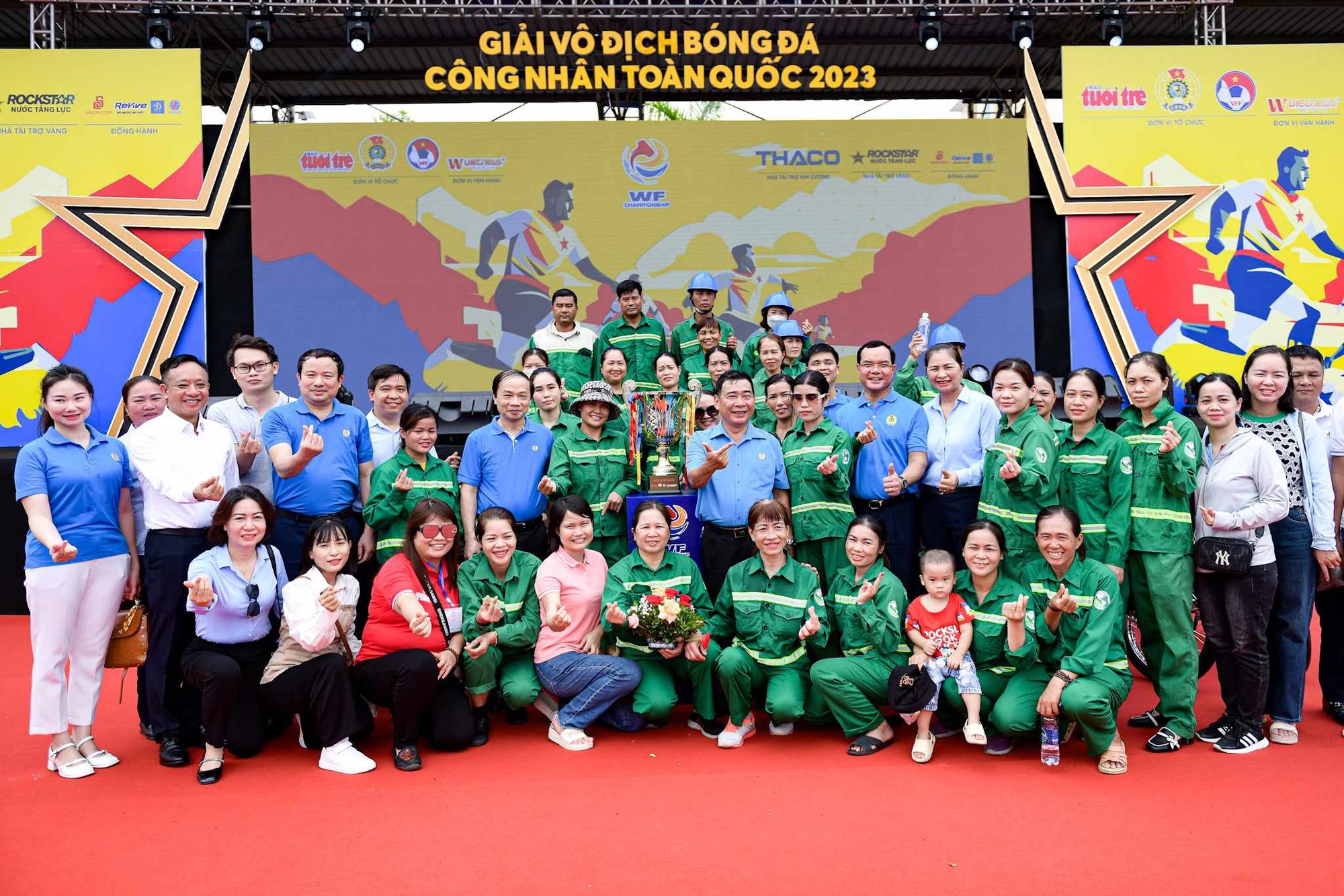 Khai mạc Giải v&ocirc; địch b&oacute;ng đ&aacute; c&ocirc;ng nh&acirc;n to&agrave;n quốc 2023 - Ảnh 3.