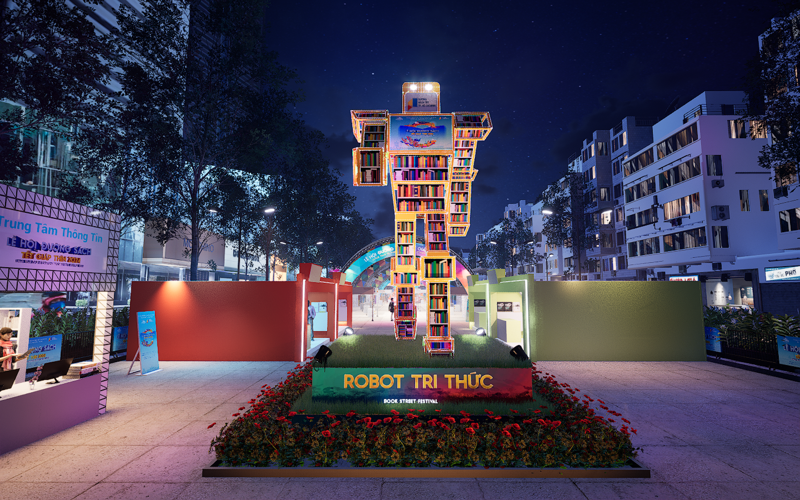 Đến Lễ hội Đường S&aacute;ch Tết Gi&aacute;p Th&igrave;n 2024: nhận l&igrave; x&igrave;, check-in với robot tri thức- Ảnh 5.