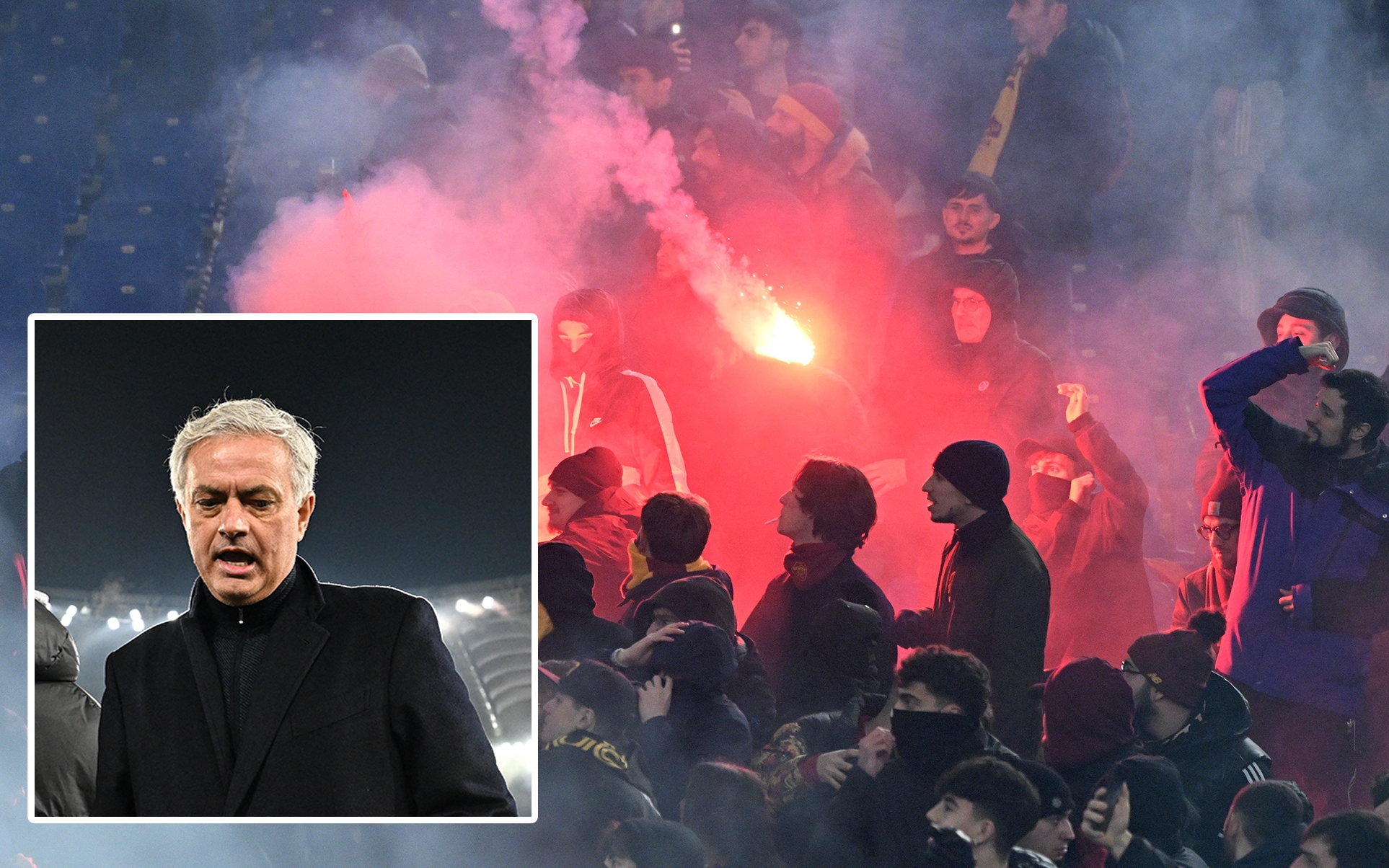 Cầu thủ, CĐV AS Roma và Lazio nóng đầu, tứ kết Coppa Italia gián đoạn