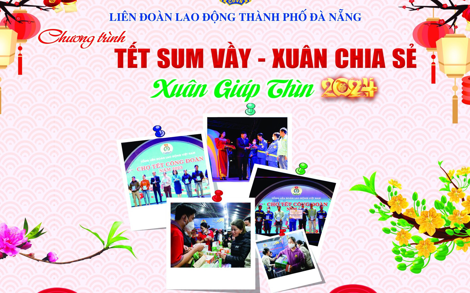 Đoàn viên, lao động Đà Nẵng cần hỗ trợ Tết thì vào Web Page “Tết sum vầy - Xuân chia sẻ”