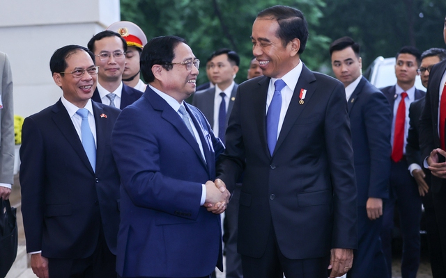 Thủ tướng Phạm Minh Chính vui mừng gặp lại Tổng thống Indonesia