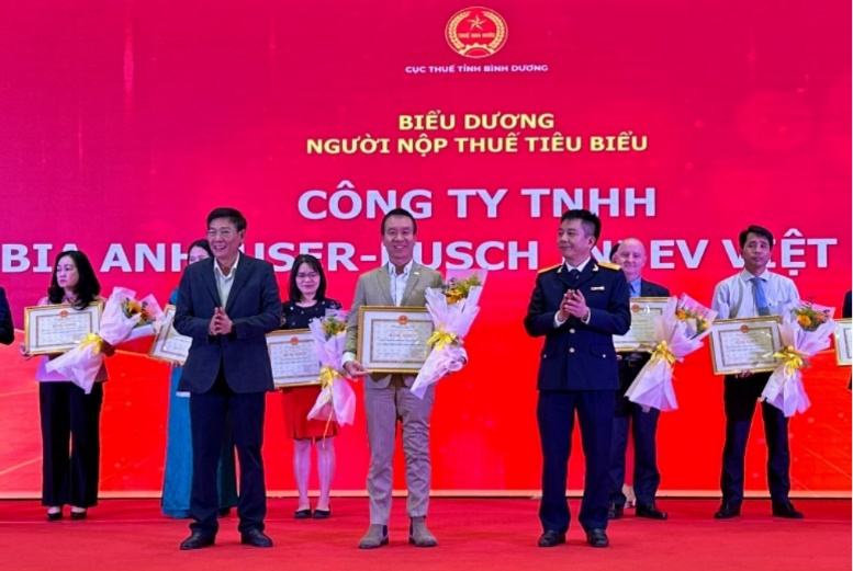 AB InBev Việt Nam được biểu dương Người nộp Thuế ti&ecirc;u biểu giai đoạn 2020-2022- Ảnh 1.