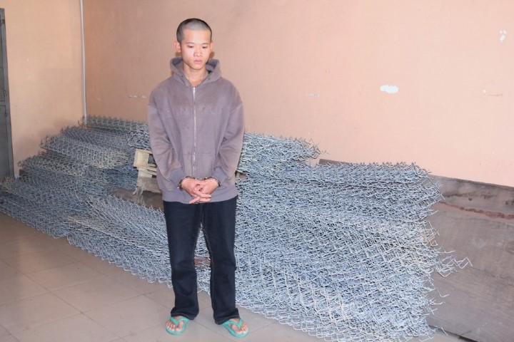 Cắt trộm 100 tấm lưới bảo vệ cao tốc Bắc - Nam đem b&aacute;n lấy tiền ăn chơi- Ảnh 1.