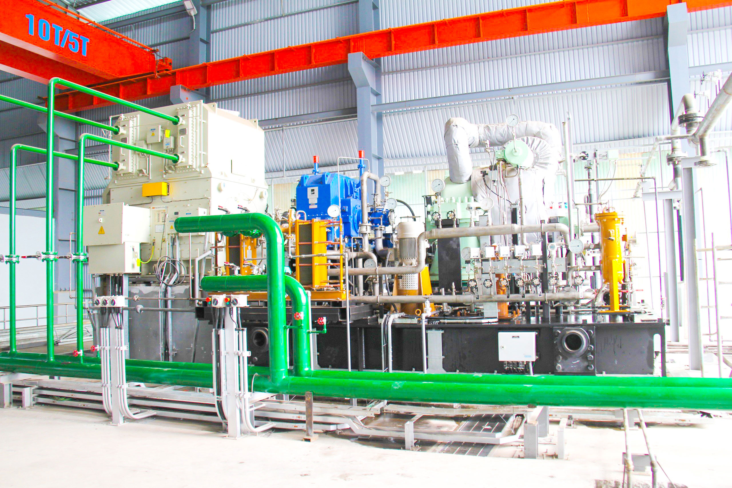 Tua-bin phát điện 5 MW lấy nhiệt từ lò đốt rác tại Khu Liên hợp Xử lý chất thải Bình Dương