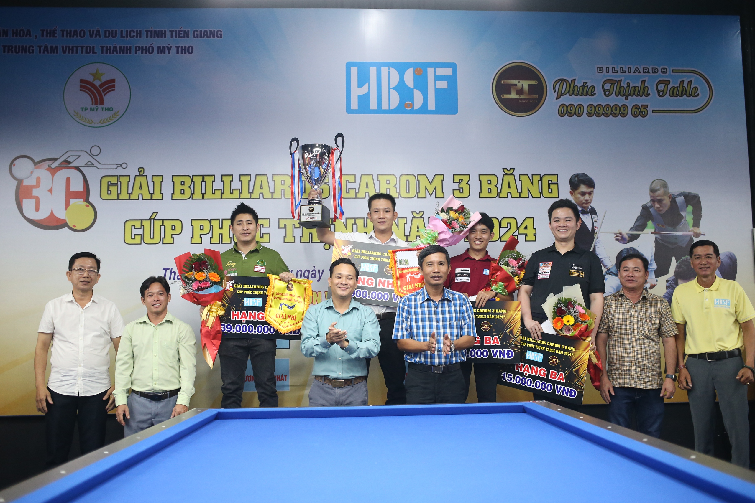 Trần Văn Ng&acirc;n v&ocirc; địch Giải Billiards carom 3 băng - C&uacute;p Ph&uacute;c Thịnh 2024- Ảnh 5.
