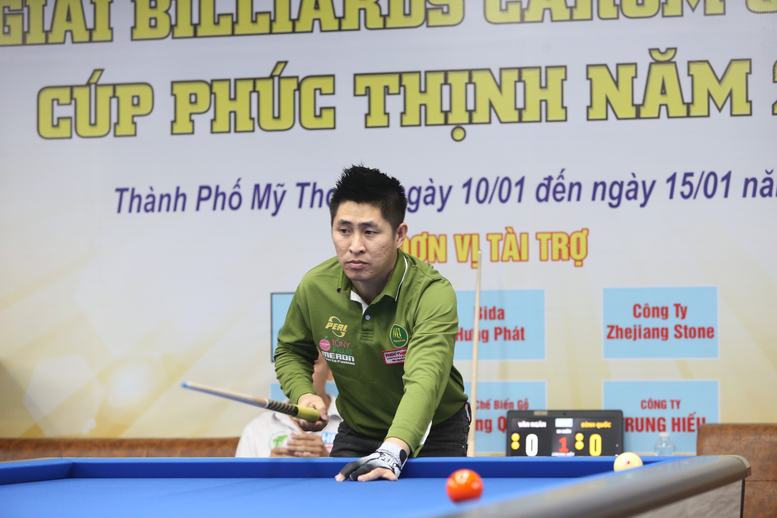 Trần Văn Ng&acirc;n v&ocirc; địch Giải Billiards carom 3 băng - C&uacute;p Ph&uacute;c Thịnh 2024- Ảnh 1.