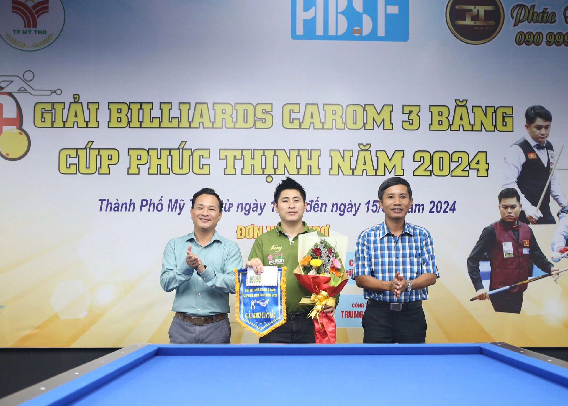 Trần Văn Ng&acirc;n v&ocirc; địch Giải Billiards carom 3 băng - C&uacute;p Ph&uacute;c Thịnh 2024- Ảnh 6.