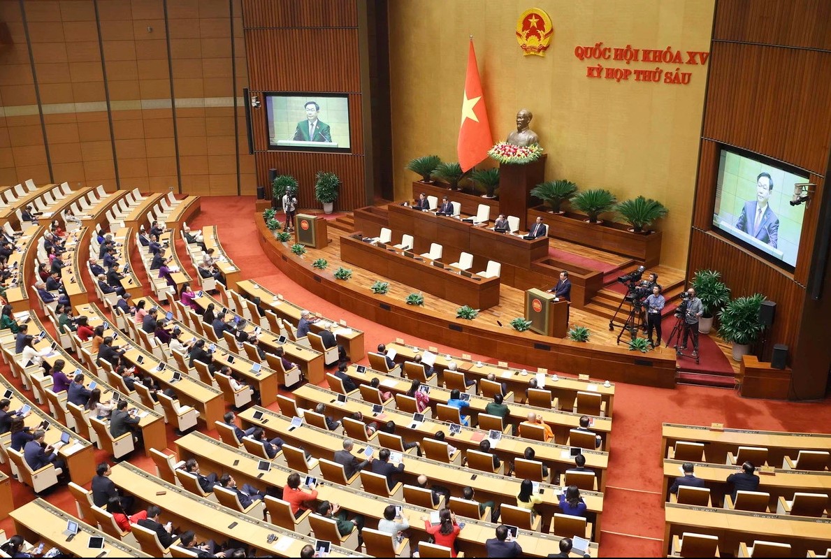 Tổng B&iacute; thư Nguyễn Ph&uacute; Trọng dự phi&ecirc;n khai mạc kỳ họp bất thường của Quốc hội- Ảnh 1.