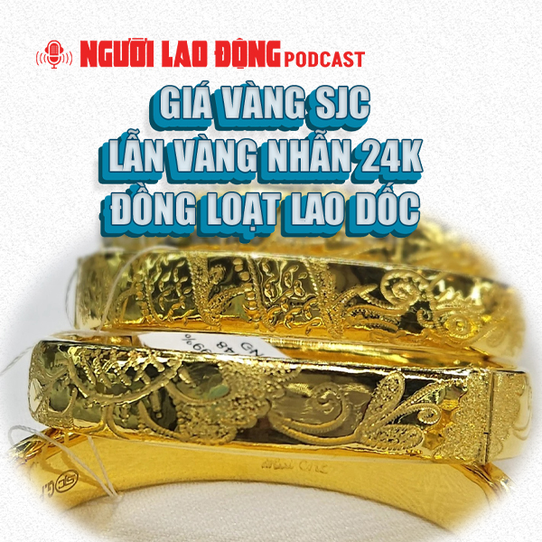 Giá vàng SJC, vàng nhẫn 24k đồng loạt lao dốc