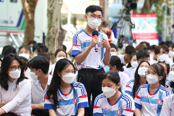 Học sinh cần được tư vấn các vấn đề đang đối mặt trong trường học Ảnh: HOÀNG TRIỀU