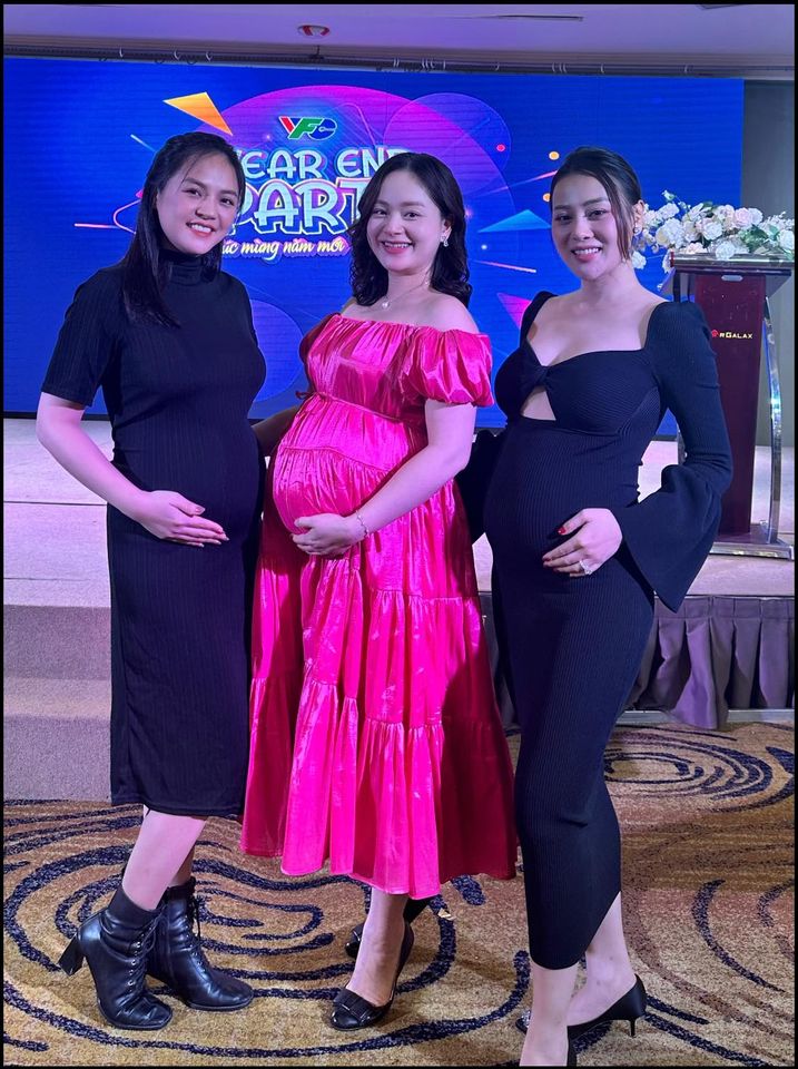 Lan Phương – Phương Oanh – Thu Quỳnh "đọ" bụng bầu!- Ảnh 2.