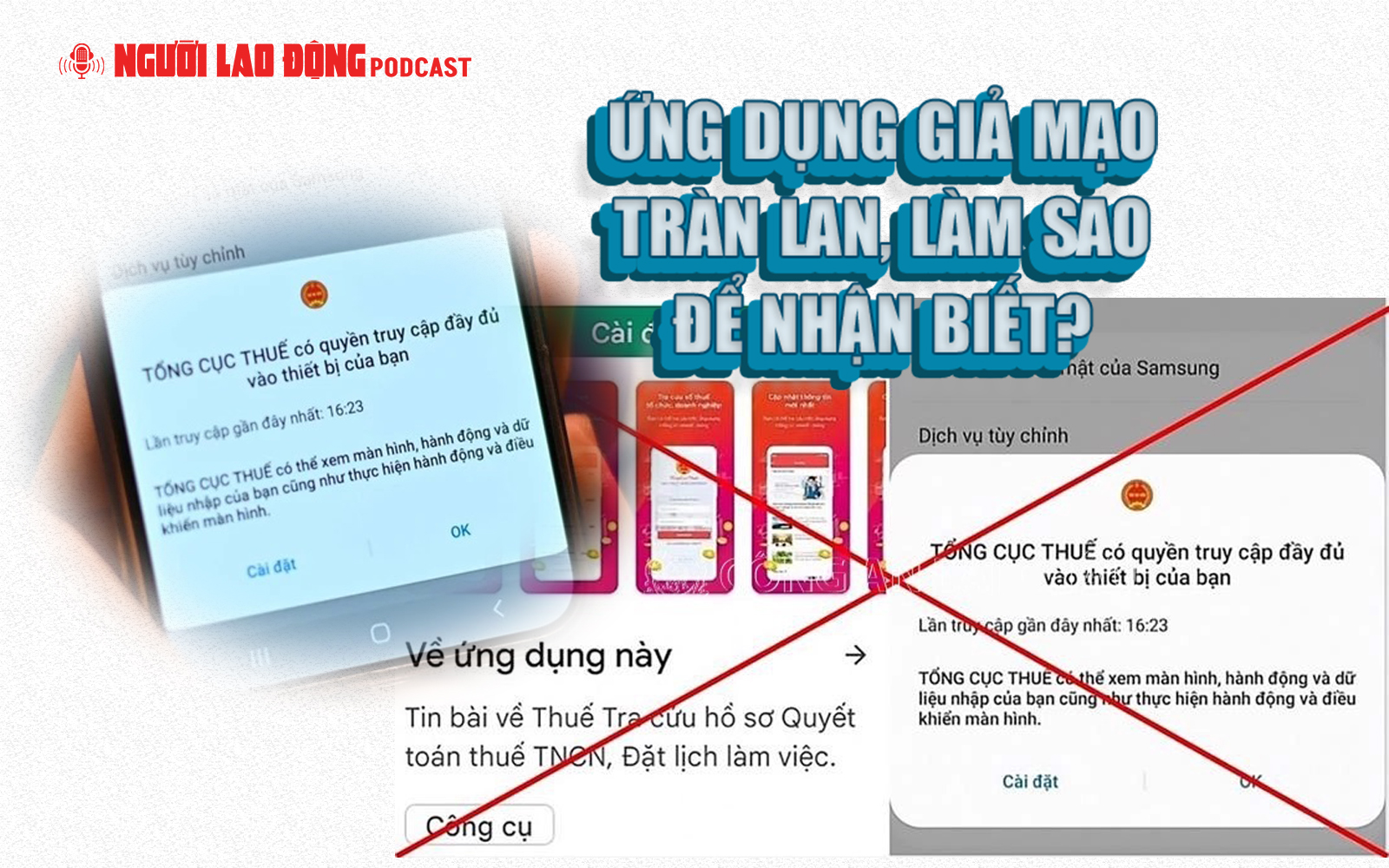 Ứng dụng giả mạo tràn lan, làm sao để nhận biết?